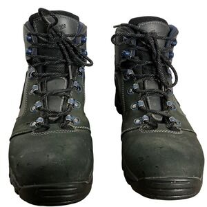 Danner Vicious 4.5 NMT Work Boots 11 EE Wide Black Leather Vibram Safety